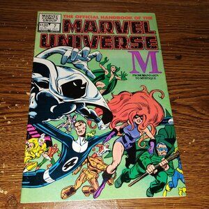 Official Handbook of the Marvel Universe M #7 (Marvel Comics, July 1983)